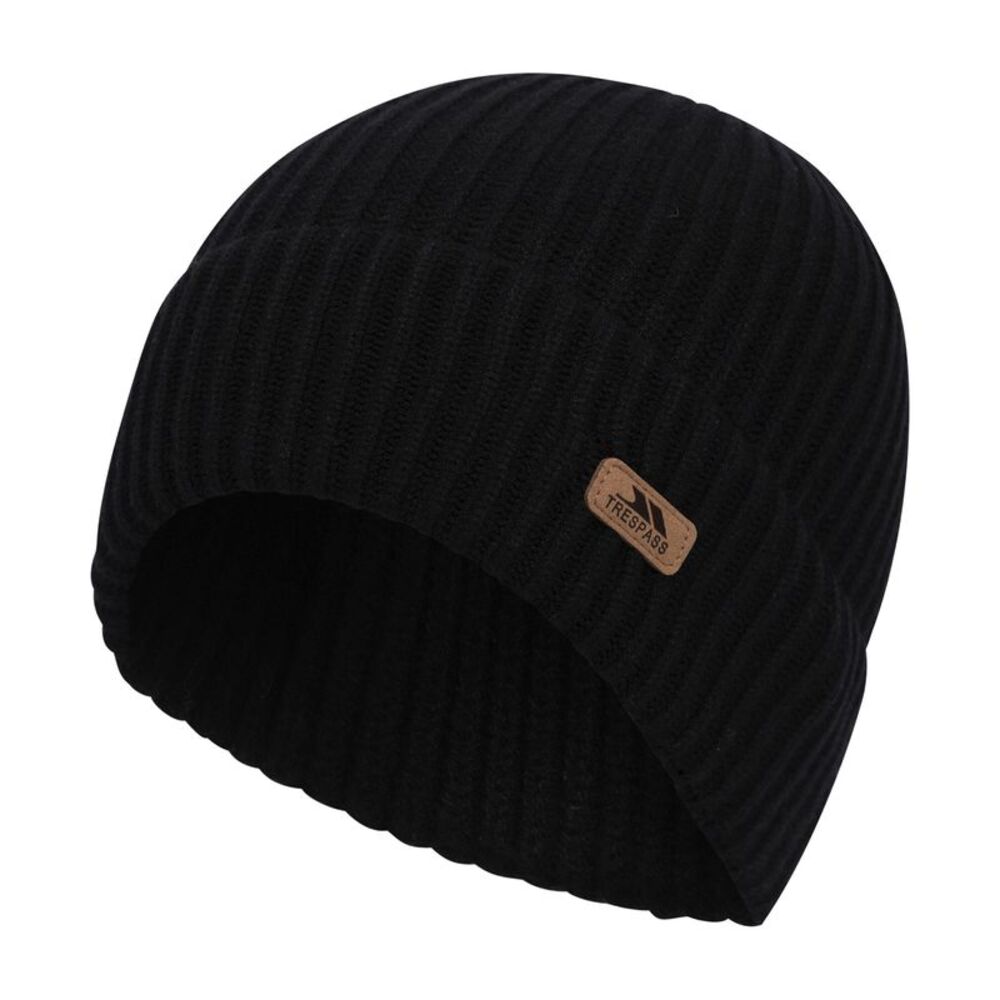 Trespass Unisex Adult Dornan Beanie / Black